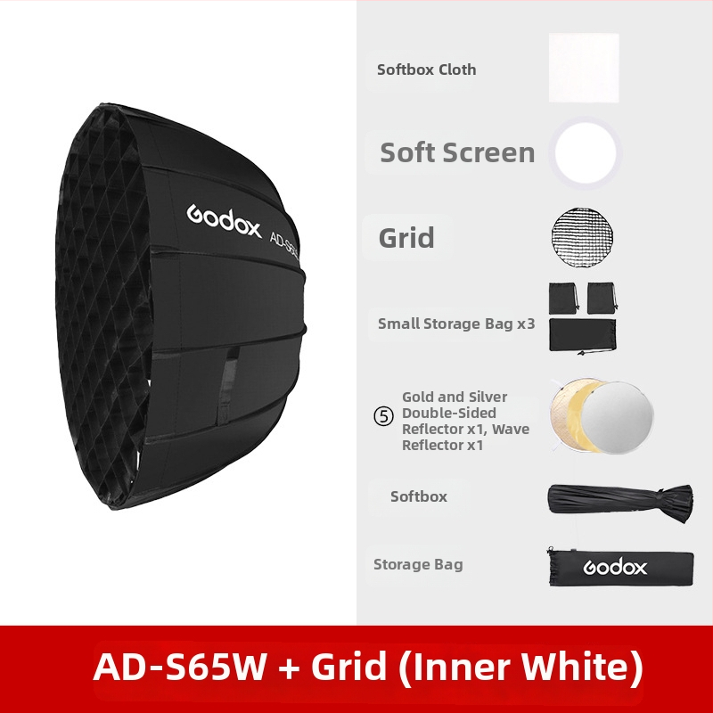 Soft light box AD-S85S od God cow, kompatibilné s AD400, materiál: Flocking