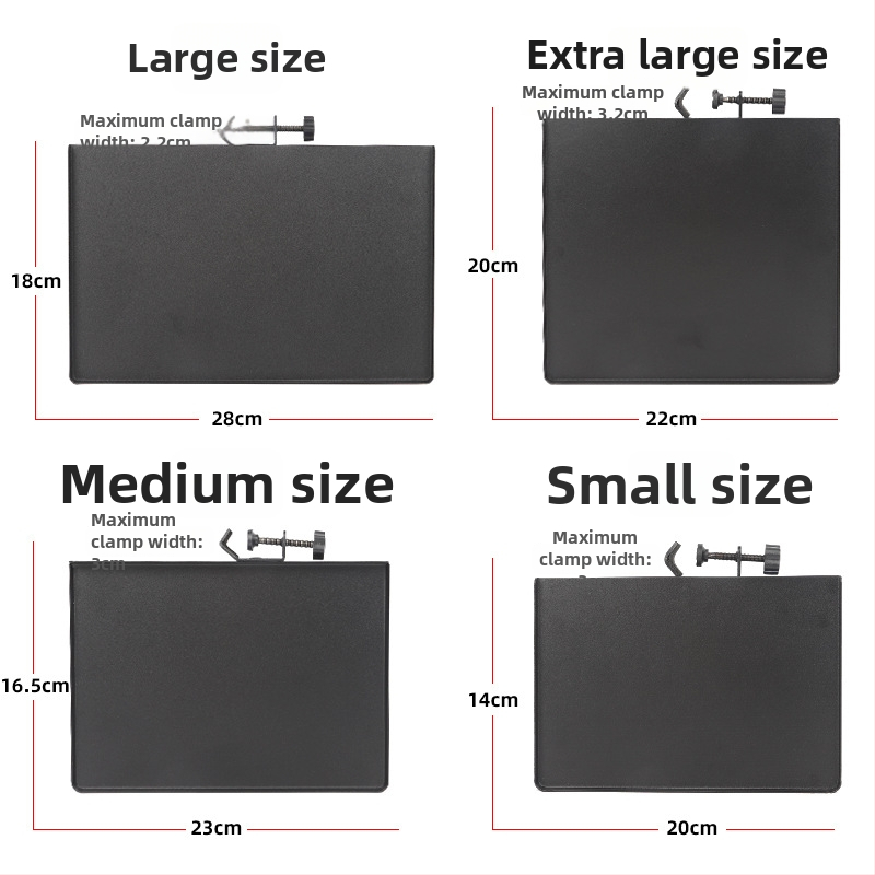 Kovový stojan na mikrofón s zásobníkom na zvukovú kartu, model Sound Card Tray, od HZM&C, pre live vysielanie