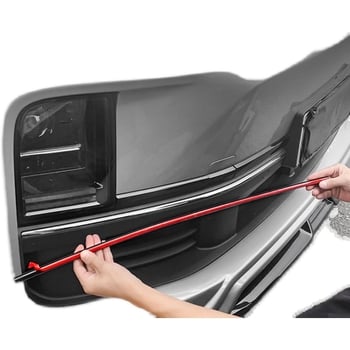 Ideális L6L7L8L9 első lökhárító dekoratív csík, ABS anyag, testreszabás nélkül, kompatibilis L6L7L8L9 modellekkel