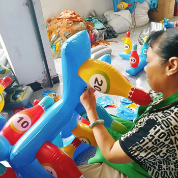 PVC felfújható bowling készlet vízi játékokhoz, gyűrű dobálós játék, 7–14 éveseknek, beltéren és kültéren, kempingezéshez.