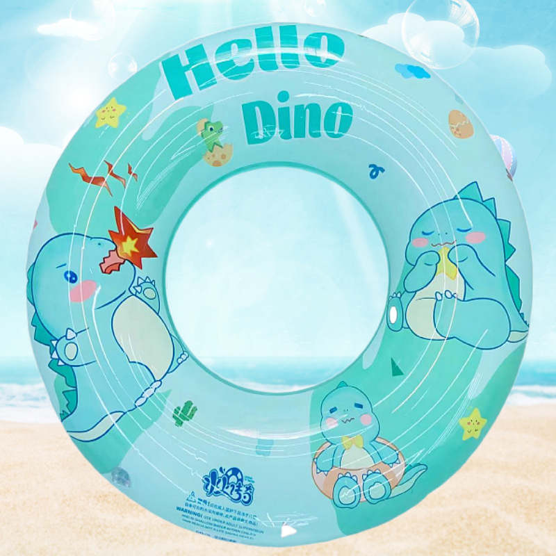 Vastagított PVC úszógumi gyerekeknek, rajzfilm mintával