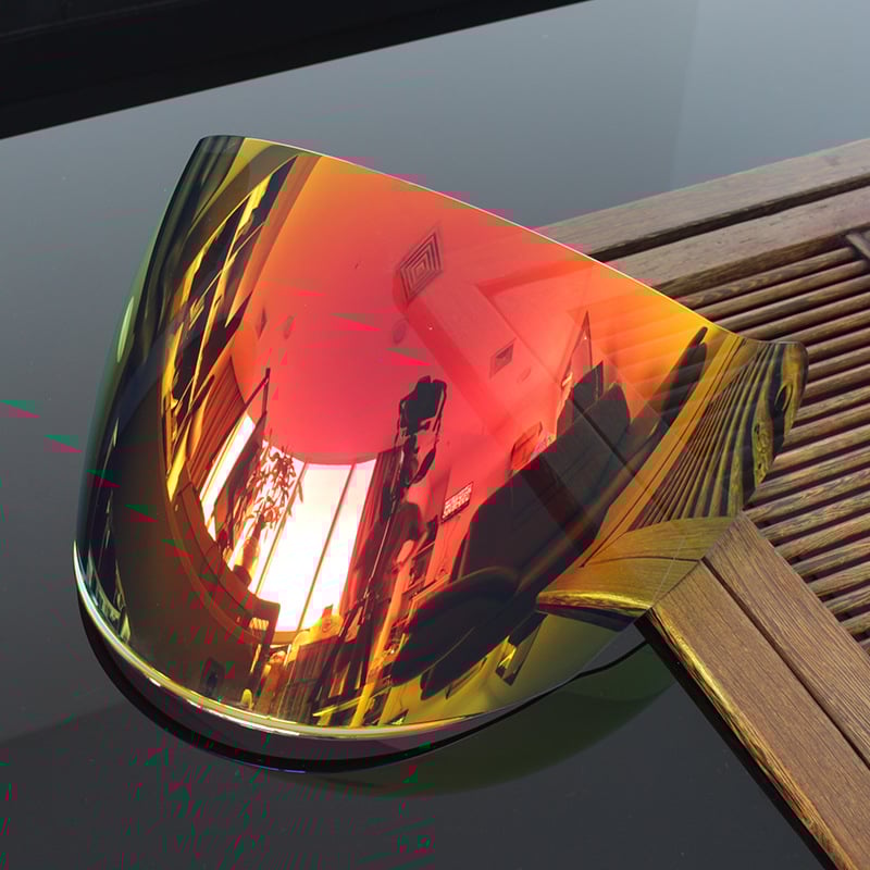 Φακοί κράνους για κράνος μισού τύπου — τροποποιημένοι φακοί από υποκατασκευή, συμβατοί με LS2 OF608, δυνατότητα εξατομικευμένης επεξεργασίας