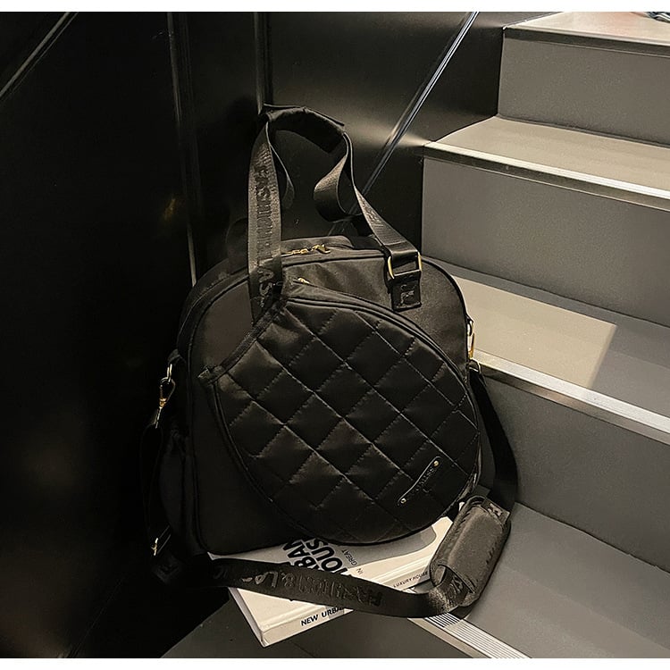 Multifunkcionális tenisztáska kültéri sportokra – kapacitás 20–35 L, oxford anyag, kockás mintázat, utcai divat stílus, uniszex