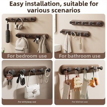 Hák na dvere so sacím kotúčom – bez vŕtania, ťažké zaťaženie, ABS materiál, pre dvere a okná, vstupná hala a spálňa, Dimitro