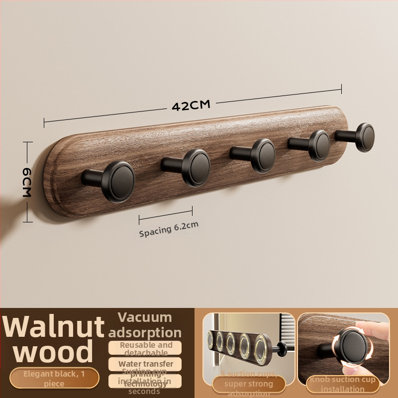 Hák na dvere so sacím kotúčom – bez vŕtania, ťažké zaťaženie, ABS materiál, pre dvere a okná, vstupná hala a spálňa, Dimitro