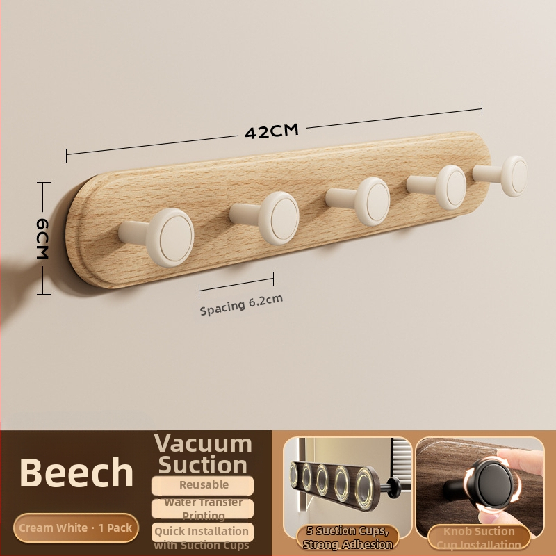 Hák na dvere so sacím kotúčom – bez vŕtania, ťažké zaťaženie, ABS materiál, pre dvere a okná, vstupná hala a spálňa, Dimitro