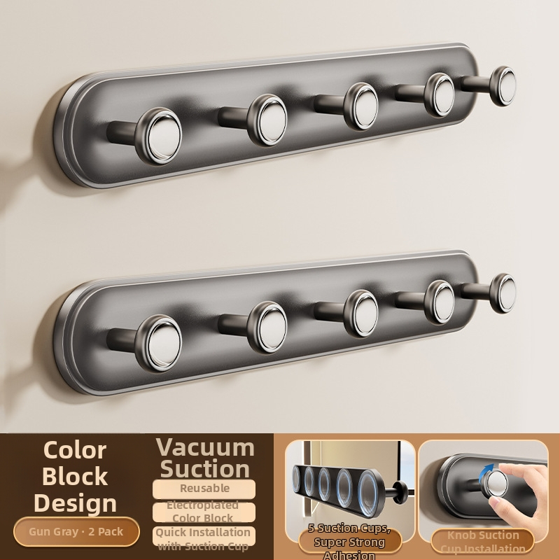 Hák na dvere so sacím kotúčom – bez vŕtania, ťažké zaťaženie, ABS materiál, pre dvere a okná, vstupná hala a spálňa, Dimitro