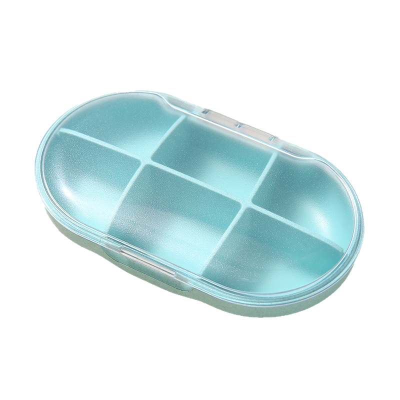 Kutija za pilule sa 6 odjeljenja i mrežasti razdjelnik, PP plastika, kapacitet 48 g, model YY-8016