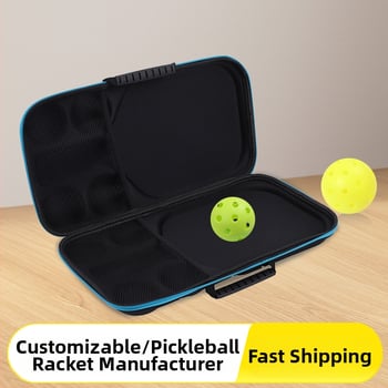 Prijenosni ruksak za pickleball i tenis rakete – set od 2 rakete i 4 lopte, rakete od karbonskih vlakana / vlakana od stakla