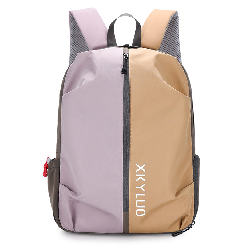 Unisex hátizsák kültéri sportokhoz, nylon anyagú, vízálló, 9 hüvelykes laptop tároló és légpárnás vállpántok