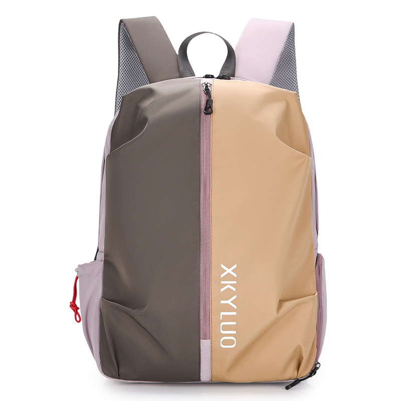 Unisex hátizsák kültéri sportokhoz, nylon anyagú, vízálló, 9 hüvelykes laptop tároló és légpárnás vállpántok