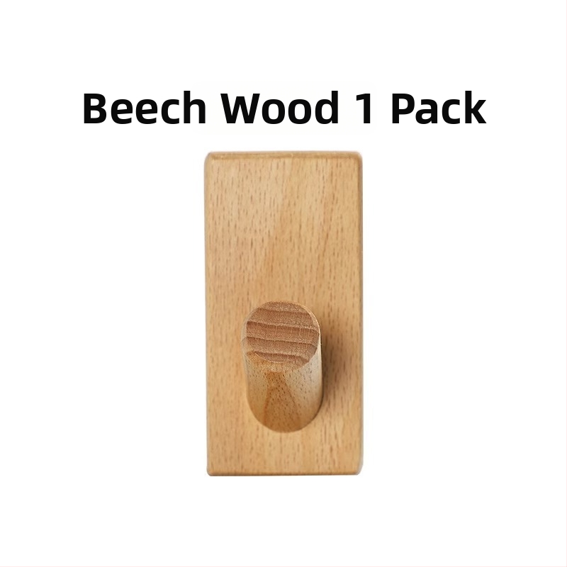 Drevený vešiak na kabáty, montáž za dverami, nástenné uloženie, Model MZGG00