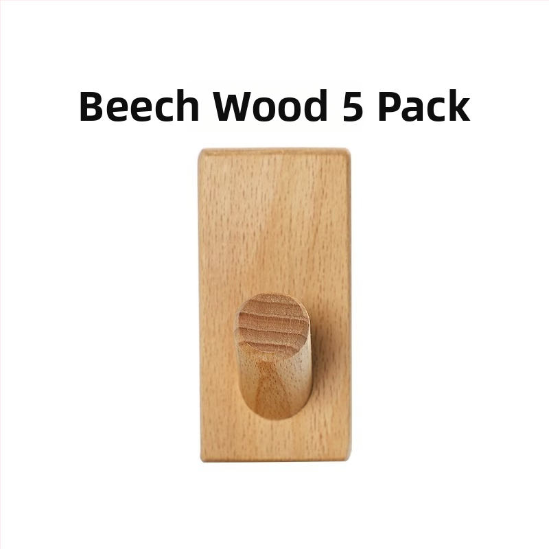 Drevený vešiak na kabáty, montáž za dverami, nástenné uloženie, Model MZGG00