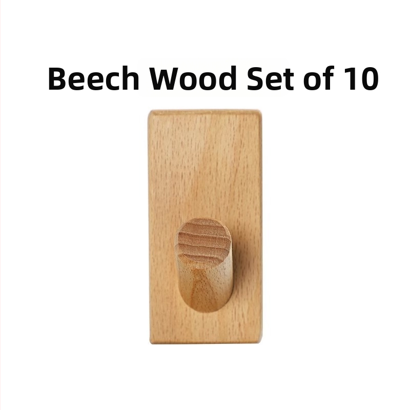 Drevený vešiak na kabáty, montáž za dverami, nástenné uloženie, Model MZGG00