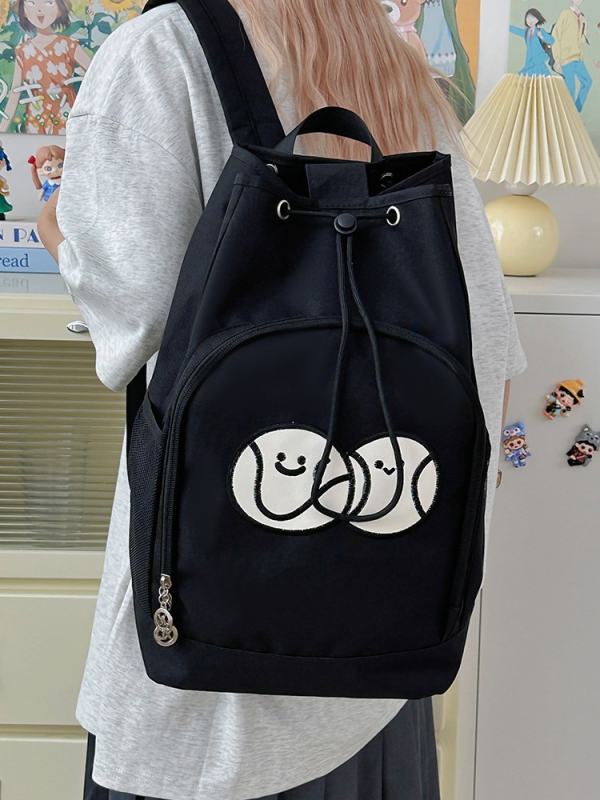 Sport hátizsák badmintonhoz, uniszex, nylon, légpárnás vállpánttal, street style