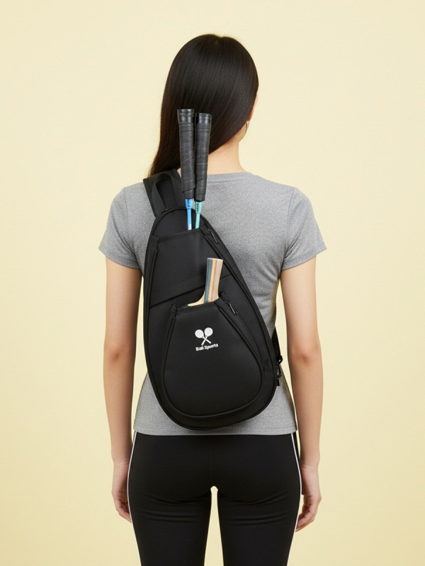 Unisex nylon torba preko ramena za badminton, izdržljiva, s trakom s zračnim jastučićem, proljeće 2026