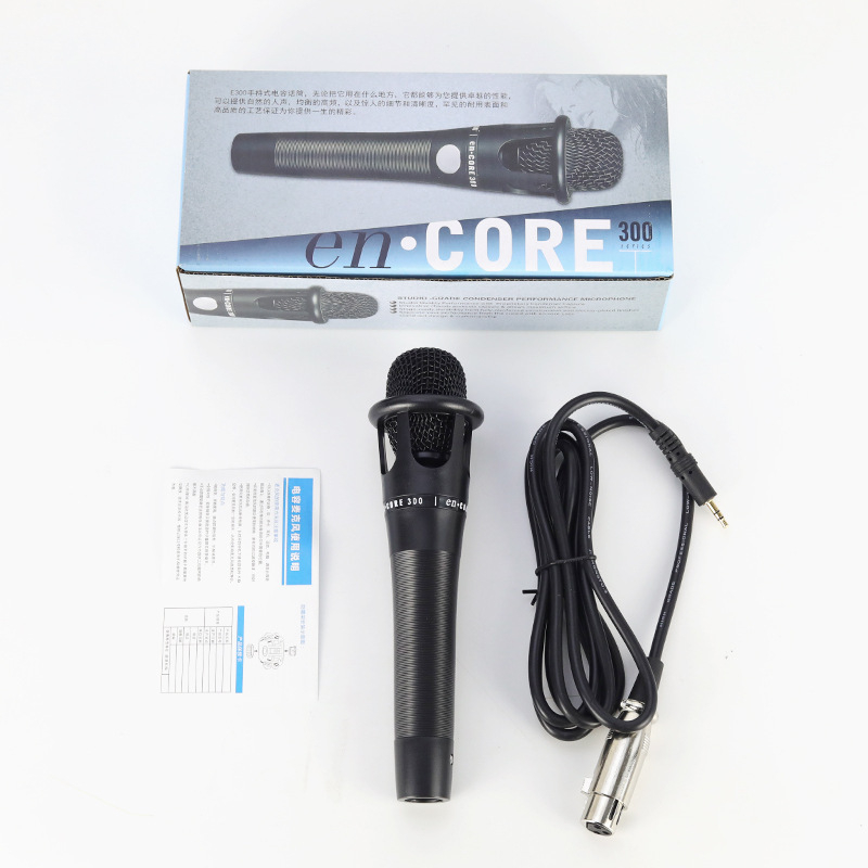 E300 Πυκνωτικό Μικρόφωνο για Οικιακή Εγγραφή και Ζωντανή Μετάδοση — Bluetooth 5.0, 20 Hz–20 kHz, SNR ≥60 dB, 5V