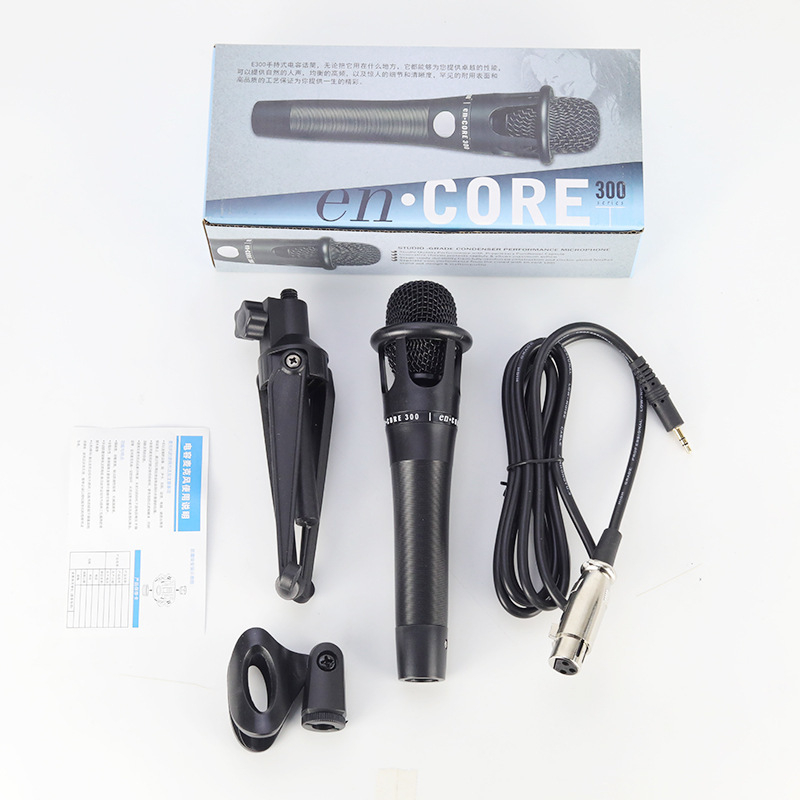 E300 Πυκνωτικό Μικρόφωνο για Οικιακή Εγγραφή και Ζωντανή Μετάδοση — Bluetooth 5.0, 20 Hz–20 kHz, SNR ≥60 dB, 5V
