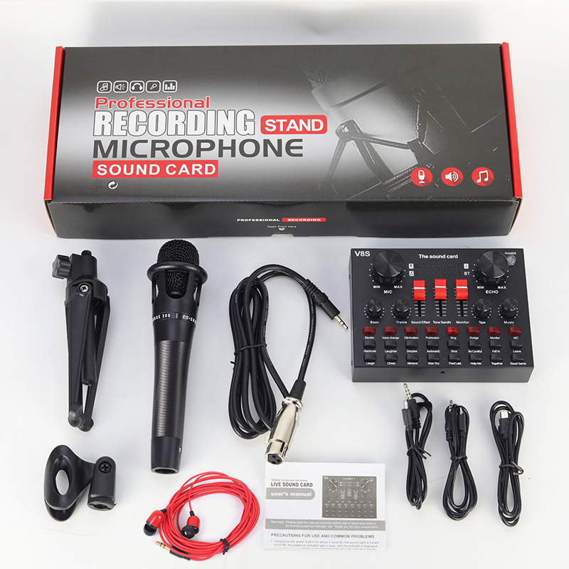 E300 Πυκνωτικό Μικρόφωνο για Οικιακή Εγγραφή και Ζωντανή Μετάδοση — Bluetooth 5.0, 20 Hz–20 kHz, SNR ≥60 dB, 5V