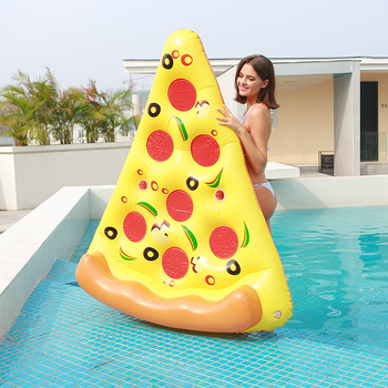 Pizza-tipu nadomještena plivajuća ležaljka, sklopiva, od ekološkog PVC-a Guangge
