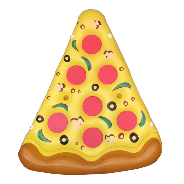Pizza-tipu nadomještena plivajuća ležaljka, sklopiva, od ekološkog PVC-a Guangge