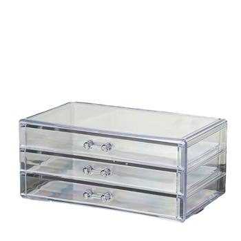 Desktop kutija za pohranu za nokte s više ladica, PS plast, model 0-19, kapacitet 1 L, paket 24 komada, moderan minimalistički dizajn