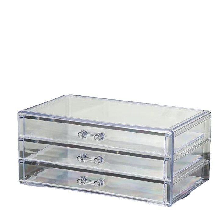 Desktop kutija za pohranu za nokte s više ladica, PS plast, model 0-19, kapacitet 1 L, paket 24 komada, moderan minimalistički dizajn