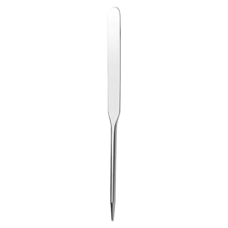 Foundation spatula A1V - rozsdamentes acél smink eszköz folyékony alapozó felvitelére, spatula és keverőbot