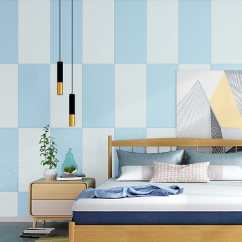 Стенно стикер - 3D самозалепващ, XPE пяна, водоустойчив, имитация на диатомова глина, 1 бр.