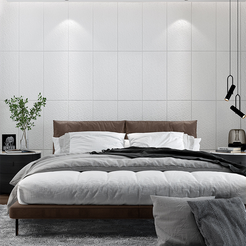 Стенно стикер - 3D самозалепващ, XPE пяна, водоустойчив, имитация на диатомова глина, 1 бр.