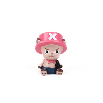 One Piece mini decor pentru birou – figură de desen animat din rășină sintetică, ambalaj obișnuit, decor în stil japonez