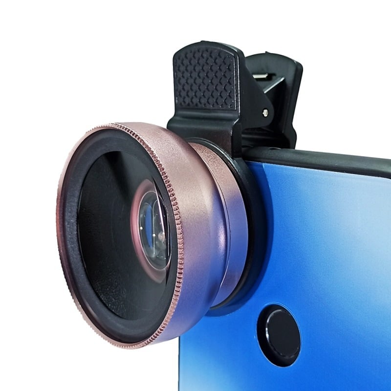 Οπτικός φακός για κινητά τηλέφωνα: 0.45x υπερ-ευρυγώνιος φακός + μακρο, δύο σε ένα, καθολικά συμβατός