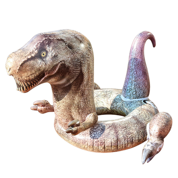 Naduvani plivački prsten s T-Rexom, velik realističan dizajn, za odrasle, za otvoreni bazen