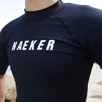 Muški potapljački i ronilački rash guard s UV zaštitom, materijal: kemijska vlakna, marka: NAEKER