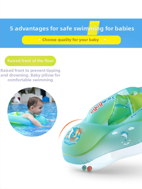 Swimbobo plávací kruh pre bábätká a deti, s oporou pod pažou