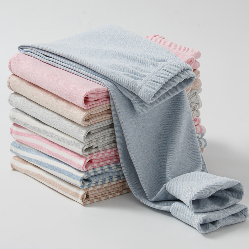 Unisex zimske pamučne duge donje hlače s visokim strukom, 95% pamuk, Klasa A, za uzrast 1–3 godine