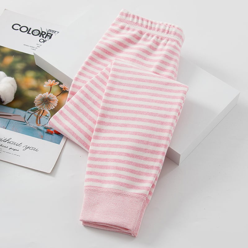 Unisex zimske pamučne duge donje hlače s visokim strukom, 95% pamuk, Klasa A, za uzrast 1–3 godine