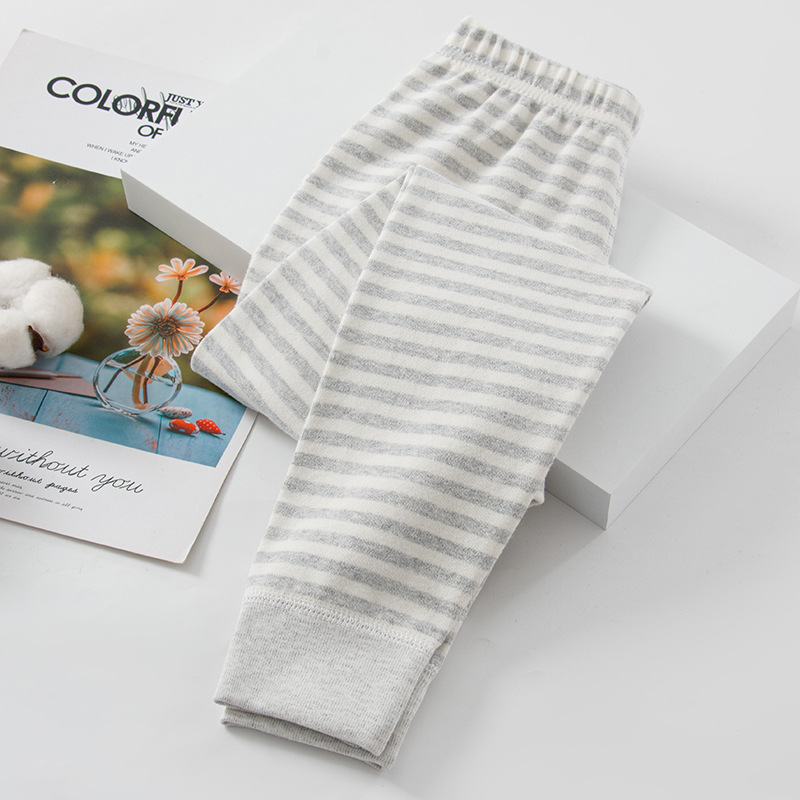 Unisex zimske pamučne duge donje hlače s visokim strukom, 95% pamuk, Klasa A, za uzrast 1–3 godine