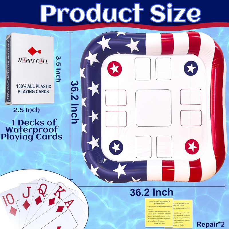 Vízi felfújható játékok készlet – PVC, Cardinal márka, Zhejiang eredetű, 15–35 éveseknek, beltéri és kültéri használatra, tartalmaz táskát