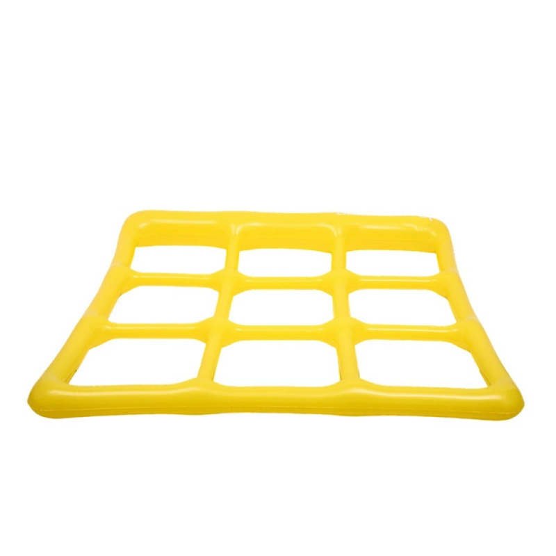 Kilenc négyzetes felfújható dobójáték – PVC, 7–14 éveseknek, családi interaktív vízi játék