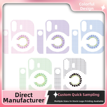 Polaroid Mini 12 kamera testre ragasztott matricák - Kis pöttyös napraforgó motívumok, több színű, aranyos és friss | Modell: Mini 12 középső testre szóló matrica; Kompatibilis: Mini 12 kamera; Anyag: PVC; Film típusa: Shell membrán; Feldolgozás: Egyedi ra