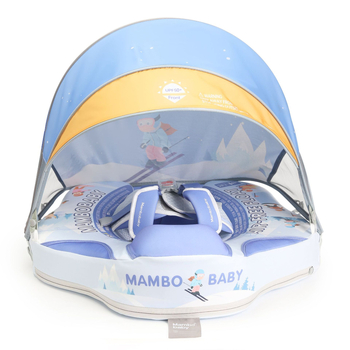 Mambobaby dječji plivački prsten — PU koža, grafički uzorak, pogodan za plivanje i hodanje po plićaku