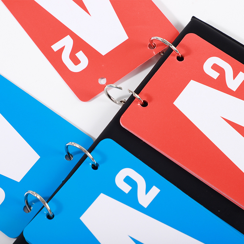 Kártyajátékokhoz készült pontozótábla: két színű számolás, poker pontozó, használható bírói üzemmódban, testreszabható logó, műanyag kivitel.