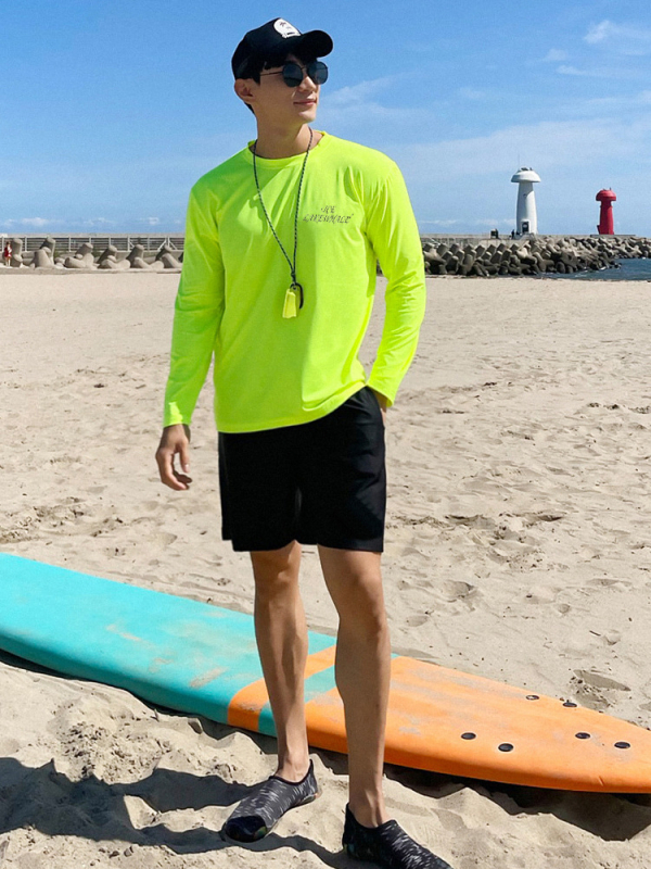 Muški wetsuit set za vodne sportove, dugi rukav, brzo suši i prozračan, vanjski materijal: najlon s elastanom, podstava: poliester s elastanom, jednobojni uzorak