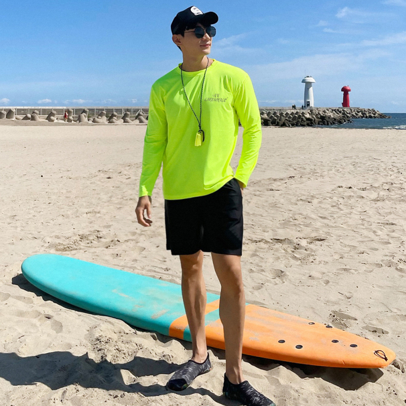 Muški wetsuit set za vodne sportove, dugi rukav, brzo suši i prozračan, vanjski materijal: najlon s elastanom, podstava: poliester s elastanom, jednobojni uzorak