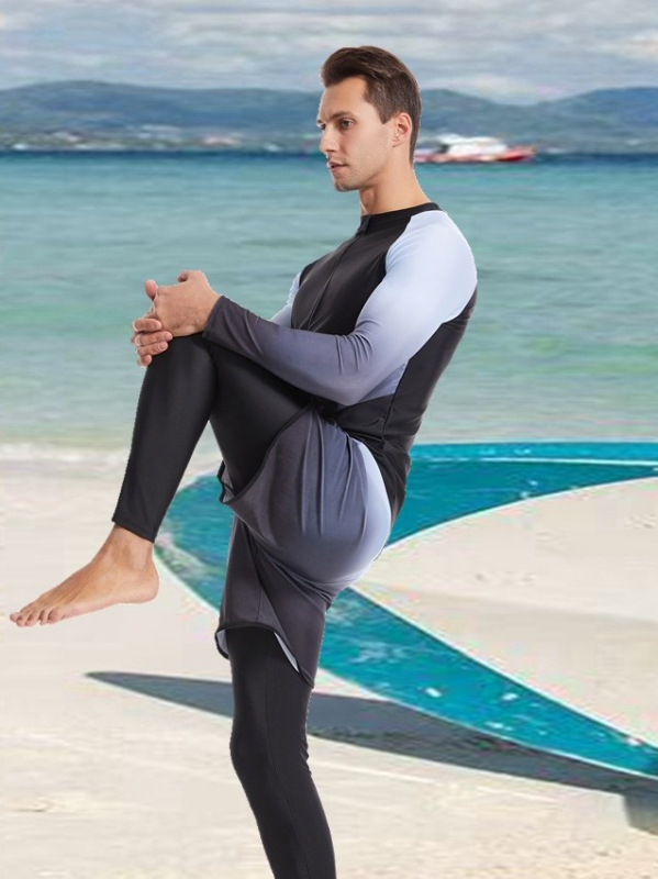 Mibangshi двукомпонентен водолазен костюм за гмуркане с дълги ръкави и дълги панталони — полиестер, бързосъхнещ, камуфляжен принт