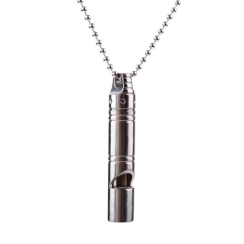 Piskaljka od titanijske legure – visoka decibelna glasnoća, spašavanje u divljini, sudac i kućni ljubimac s privjeskom za ključeve