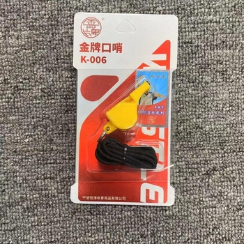 Свирка GOLD K-006 за спортове, ABS материал, модел K-006, съдия свирка, подходяща за открити спортове и игри с топка