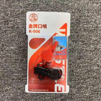 Свирка GOLD K-006 за спортове, ABS материал, модел K-006, съдия свирка, подходяща за открити спортове и игри с топка