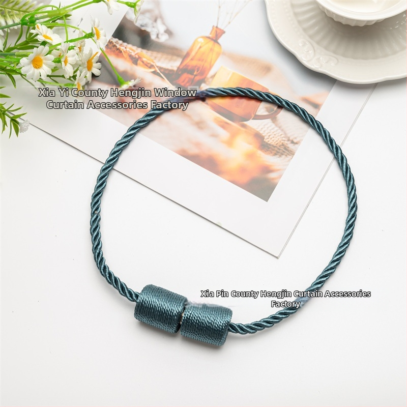 Cylindrický magnetický gombík na záves – bez vŕtania, magnetické uchytenie na záves a šnúru, moderný minimalistický štýl, prispôsobiteľný